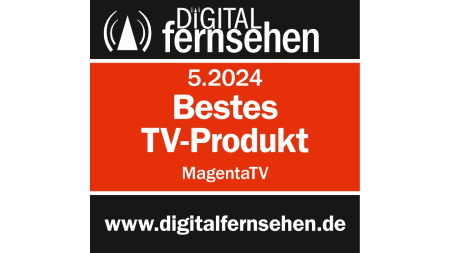 Testsieger Logo Digital Fernsehen Mai 2024 mit der Auszeichnung Bestes TV-Produkt