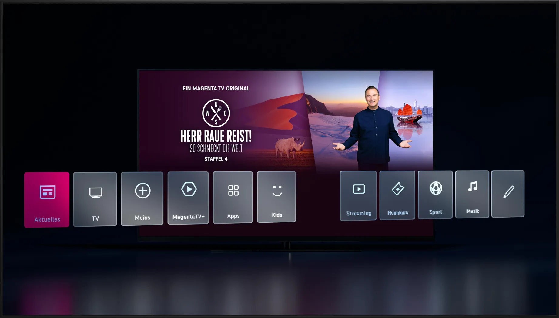 Fernseher mit Mediatheken Übersicht